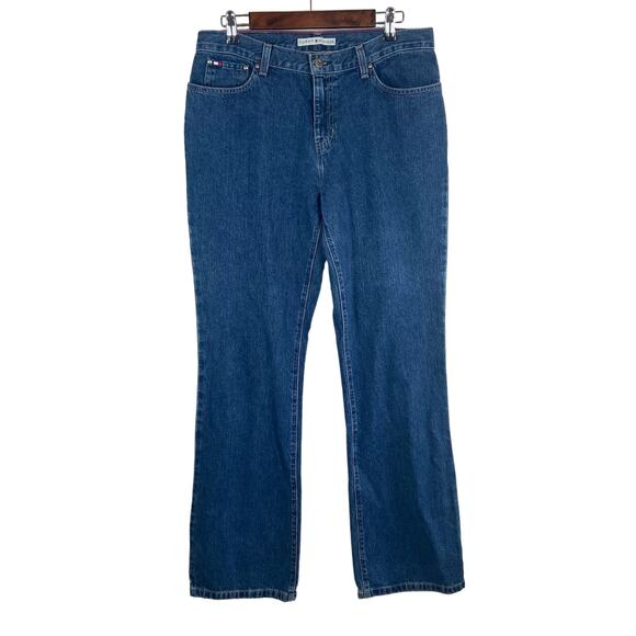 Tommy Hilfiger Vintage Straight Jeans‎ Women's 10 Long 90's Y2K Classic Preppy - Picture 2 of 13